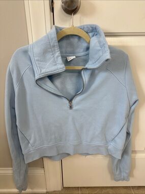 all in motion Pale Blue Zip-Up Fleece
